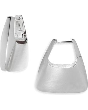 Dean Davidson Oslo Hinge Square Hoop Earrings - White
