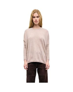 Gerard Darel Reta Long Sleeve Relaxed Fit Sweater - Pink