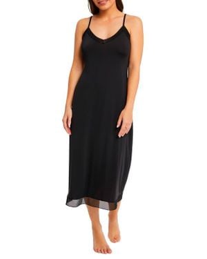 Montelle Intimates Maxi Slip - Black