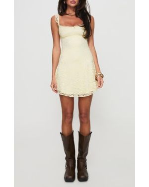 knee length dresses for ladies Lorinda Mini Dress White
