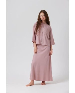 By Tess Collection Mari Skirt - Pink