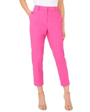 Halogen® High Waist Crop Tapered Pants - Pink