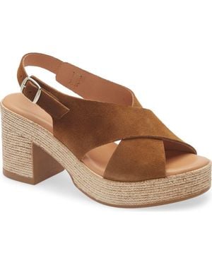 Cordani Marianne Slingback Platform Sandal - Brown