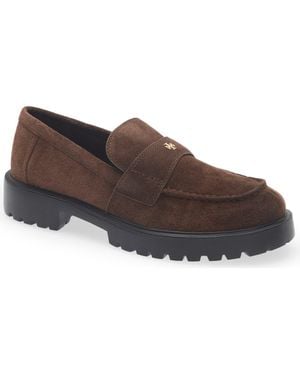 Tory Burch Classic Platform Lug Sole Loafer - Brown