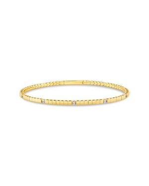 Crislu Pure Flex Cubic Zirconia Station Bracelet - Multicolor