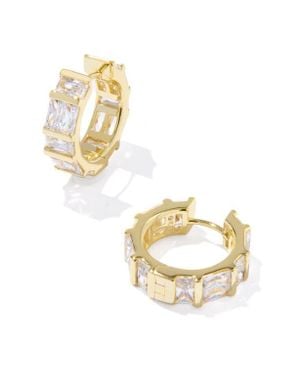 Kendra Scott Jamie Huggie Hoop Earrings - Metallic