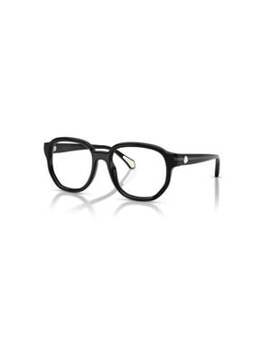 Moncler 53Mm Rectangle Optical Glasses - Black