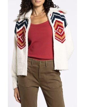 Thread & Supply Talulla Sweater Jacket - Red