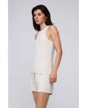 JUANA Selene Lounge Shorts - White