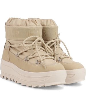 Pajar Galaxy Mini Waterproof Platform Ankle Bootie - Natural