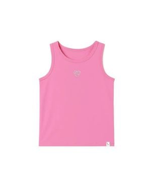 PREPPY GOOSE Heart Tank Top - Pink