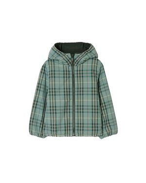 Burberry Reversible Check Hooded Jacket - Green