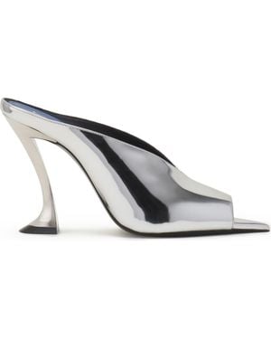 Lanvin Midnight Step Mule - White