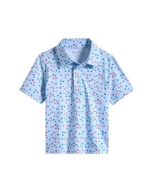American Fit Kids' Jet Print Polo - Blue