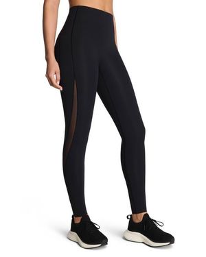 Spanx Coreluxe Meshery Full Length Leggings - Blue