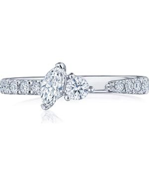 Kwiat Duet Diamond Open Ring - Metallic