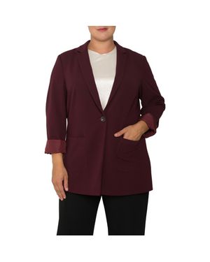 Standards & Practices Dorothy Boyfriend Jacket - Purple
