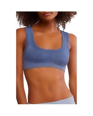 Free People Intimately Fp Rib Bralette - Blue