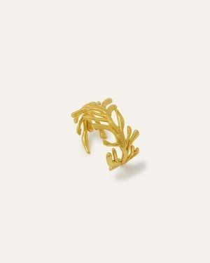 Ottoman Hands Zephyr Stacking Ring - Metallic