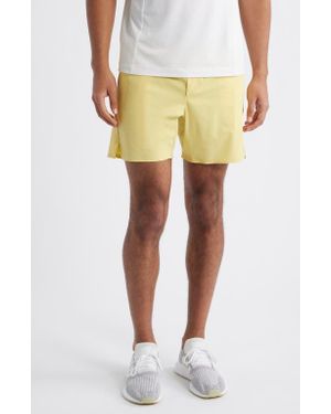 Ten Thousand Set 6.5-Inch Water Repellent Cross Training Shorts - Yellow
