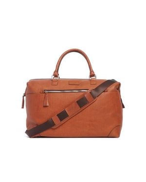 Korchmar Fulton Leather Framed Duffel - Brown