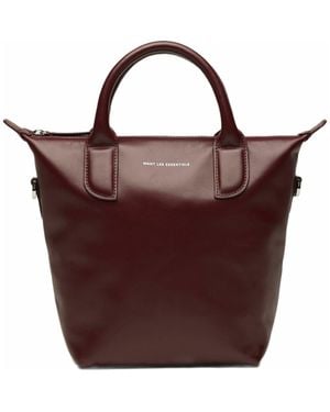 WANT Les Essentiels Petit O'Hare Smooth Leather Tote - Purple