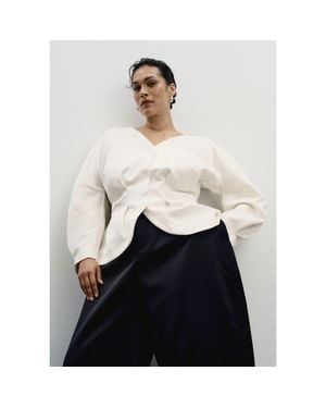 11 Honoré Crescent Moon Jacket - White