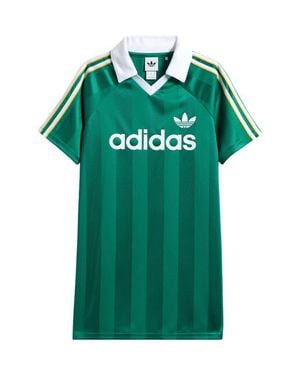 adidas Kids' Archive Collar Jersey Dress - Green