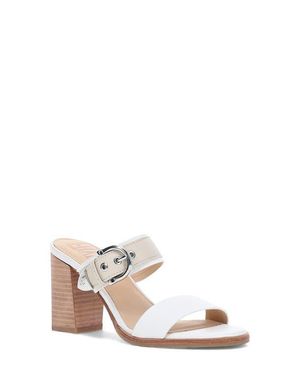 Frye Stella Buckle Sandal - White