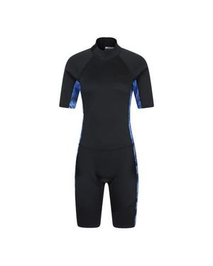 Mountain Warehouse Shorty Printed Wetsuit - Black