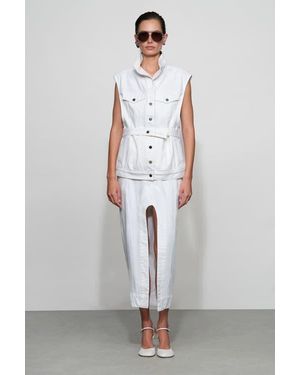 Et Ochs Sylas Denim Vest - Gray