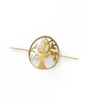Matr Boomie Aranyani Tree Of Life Hair Pin - Metallic