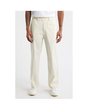Malbon Condor Hawk & Dove Straight Leg Pants - Natural