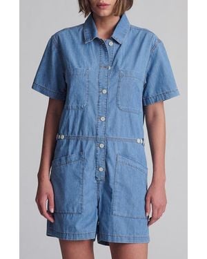 Mavi Noreen Denim Romper - Blue