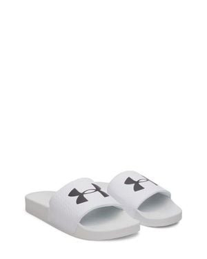Under Armour Ua Armr Slide Sandal - White