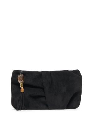 Dolce Vita Louela Tassel Clutch - Black