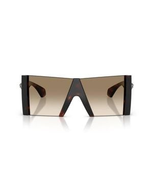 Versace 137Mm Square Sunglasses - Natural