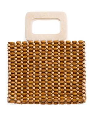 LSPACE Chiado Wooden Bead Bag - Metallic