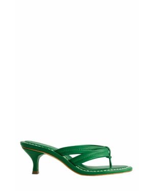 Bernardo1946 Footwear Miami 55 Kitten Heel - Green