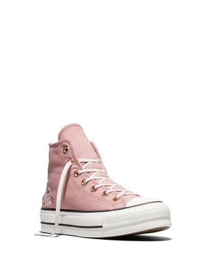 Converse Chuck Taylor All Star Lift High Top Platform Sneaker - Pink