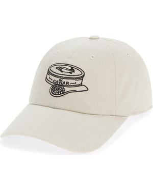 American Needle Caviar Embroidered Baseball Cap - Natural