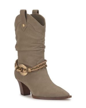 Jessica Simpson Hanie Western Boot - Brown
