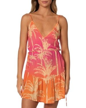 Maaji Sunwashed Palms Arabella Minidress - Orange
