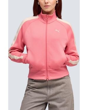 PUMA T7 Always On Short Track Jacket - Pink