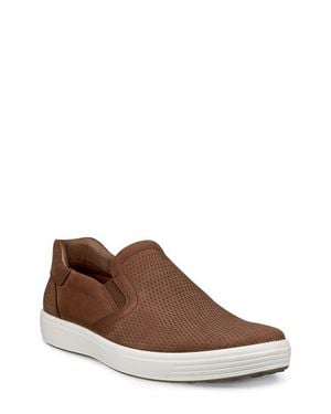 Ecco Soft 7 Slip-On Sneaker - Brown