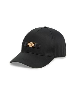 Versace Medusa Biggie Cotton Drill Adjustable Baseball Cap - Black
