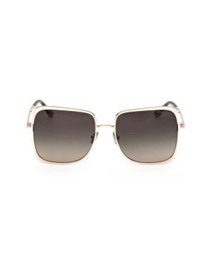 Tom Ford Tara 57Mm Gradient Square Sunglasses - Multicolor