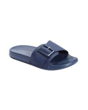 Comfortview The Eva Slip On Slide Sandal - Blue