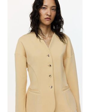 H&M Jersey Blazer - Natural