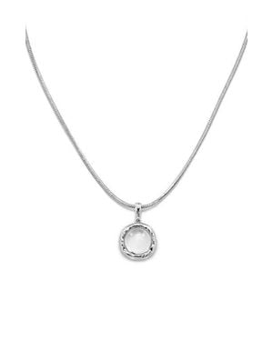 Retro Chic Aeolian Whispers Pendant Necklace - Blue